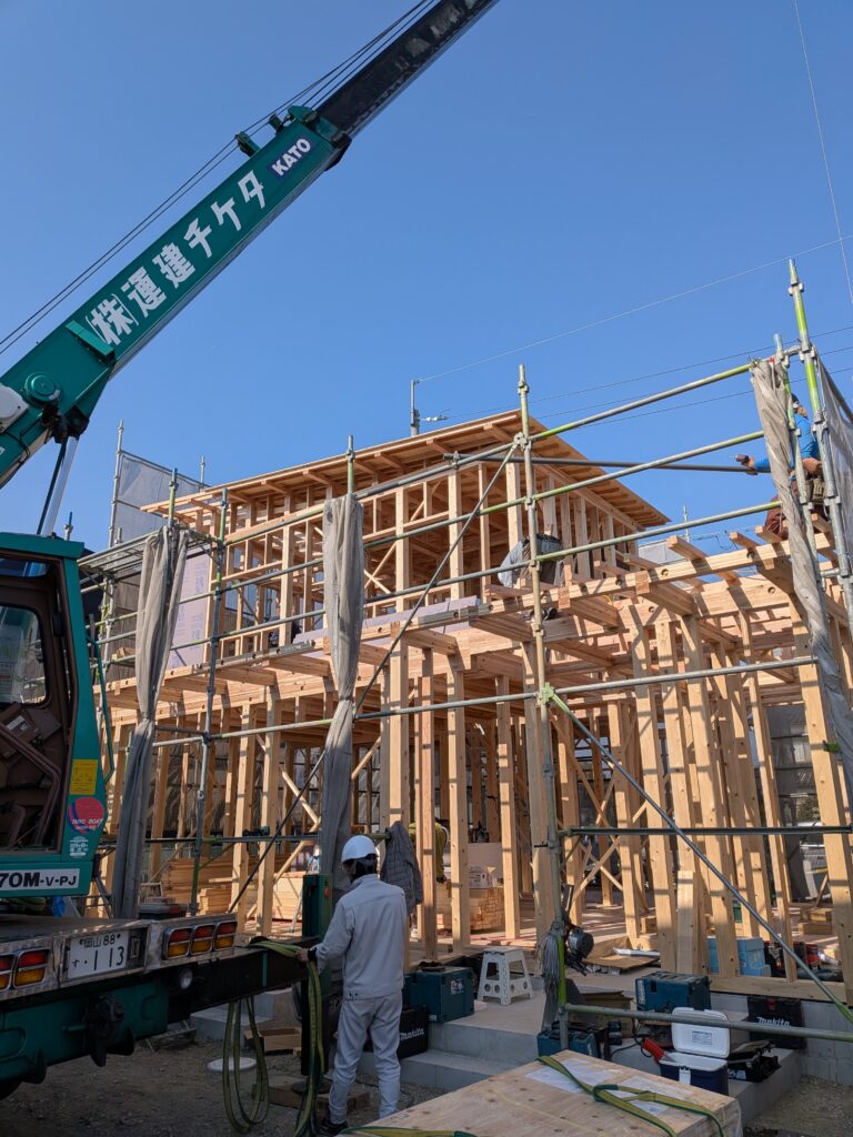 I様邸が上棟しました！