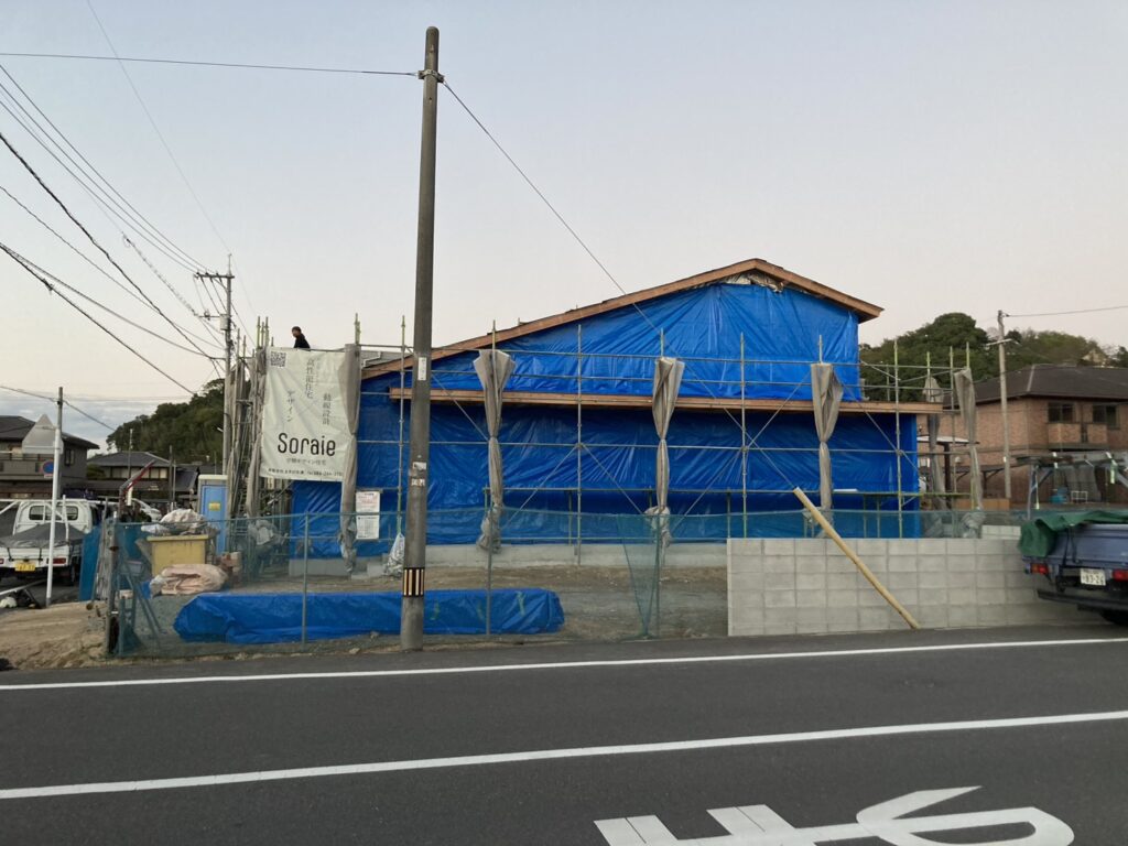 T様邸の上棟がありました。